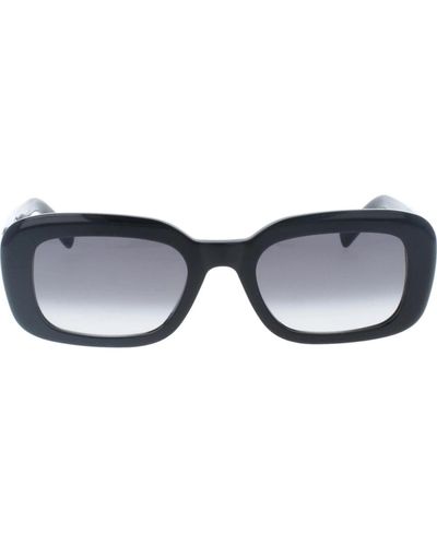 Saint Laurent Klassische schwarze sonnenbrille sl m130 - Blau