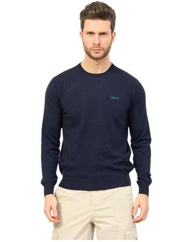 Guess Round-Neck Knitwear - Blue