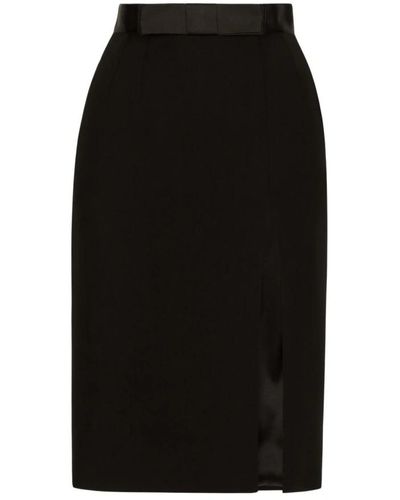 Dolce & Gabbana Pencil skirts - Negro