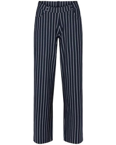 LauRie Cropped Trousers - Blue