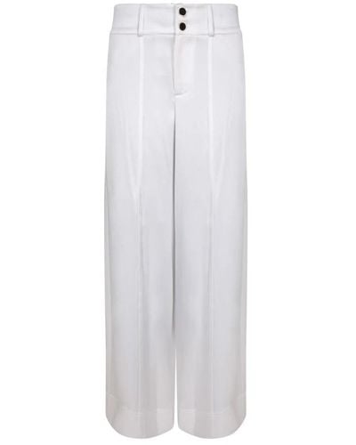 Alice + Olivia Wide Trousers - White