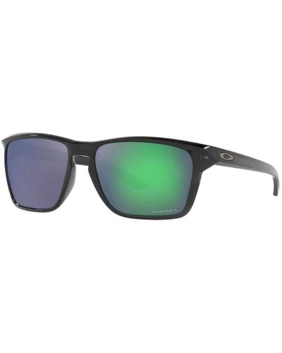 Oakley Moderne grüne sonnenbrille modell sylas