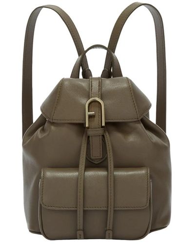 Furla Flow mini rucksack,backpacks - Braun