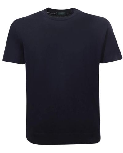 Zanone T-Shirts - Blue