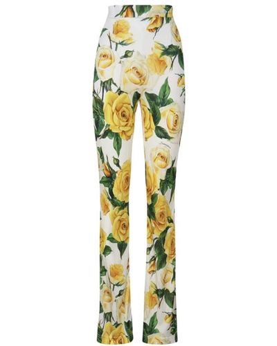 Dolce & Gabbana Trousers > wide trousers - Métallisé
