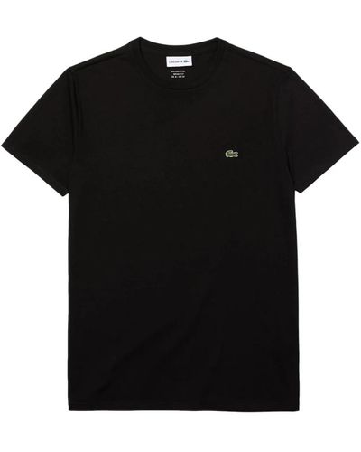 Lacoste Th 6709 Pima Cotton T Shirt - Nero