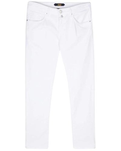 Incotex Slim-Fit Jeans - White