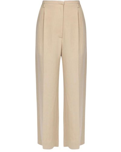 Tela Trousers > cropped trousers - Neutre