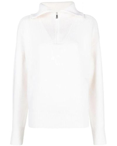 Coperni Boxy half-zip sweater - Weiß