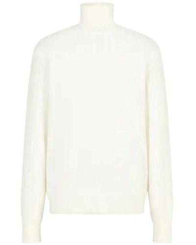 Emporio Armani Turtlenecks - White