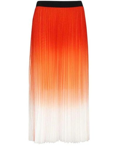 Karl Lagerfeld Maxi Skirts - Orange