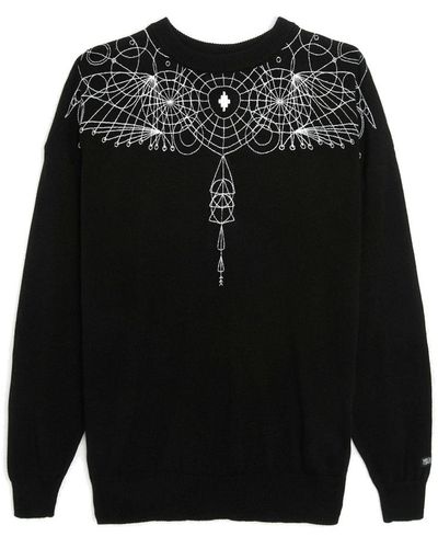 Marcelo Burlon Round-Neck Knitwear - Black