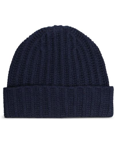 Windsor. Cappello in misto lana e cashmere - Blu