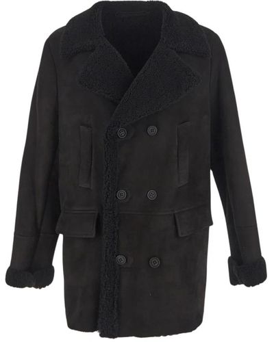 Salvatore Santoro Coats > double-breasted coats - Noir
