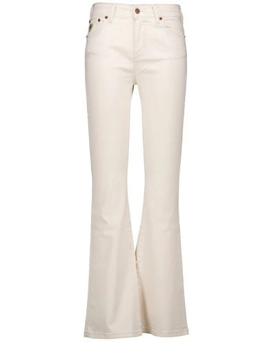 Lois Flared Jeans - Natural