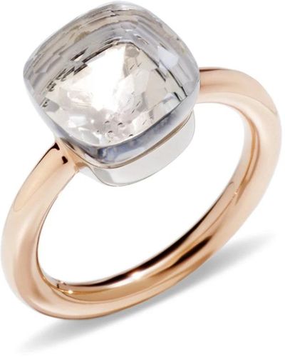 Pomellato Donna - paa1100o6000000tb - anello nudo classic topazio bianco - Metallizzato