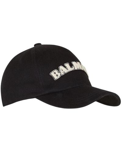 Balmain Chapeaux bonnets et casquettes - Noir