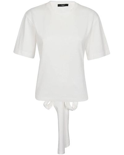 Weekend by Maxmara T-shirt classica bianca in cotone - Bianco
