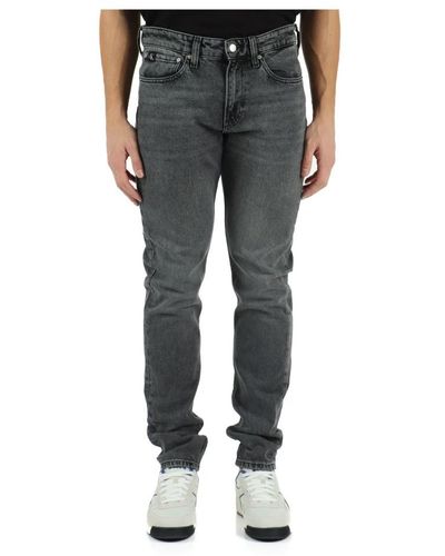 Calvin Klein Slim-Fit Jeans - Grey