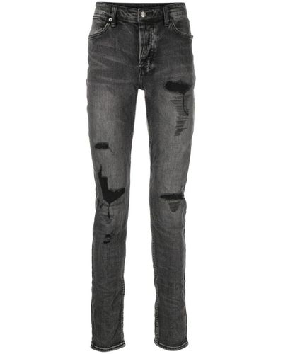 Ksubi Schwarze skinny jeans für männer - Grau