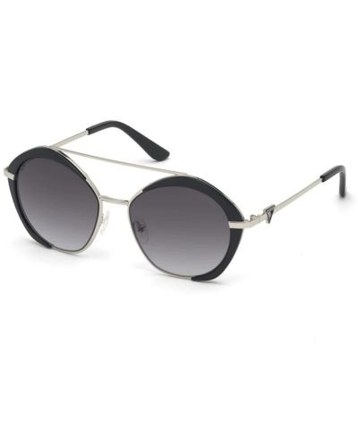 Guess Sonnenbrille silber/schwarz verlauf grau - Mettallic