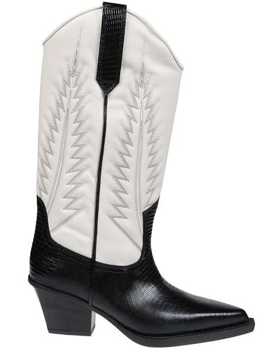 Paris Texas Cowboy Boots - Gray
