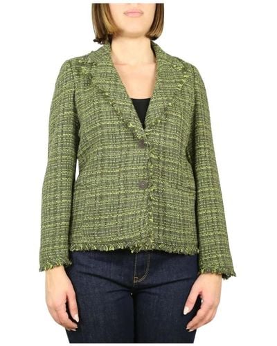 Marella Jokey giacca in misto cotone - Verde