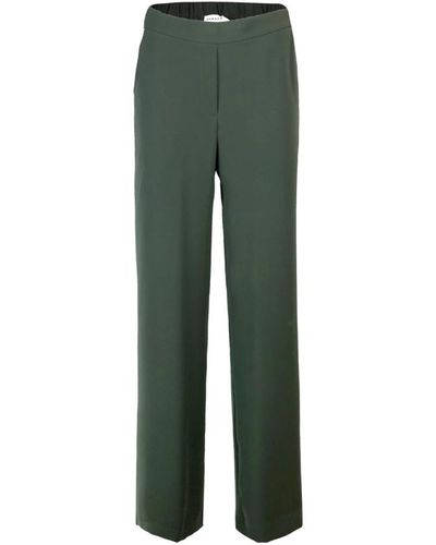 P.A.R.O.S.H. Trousers > wide trousers - Vert