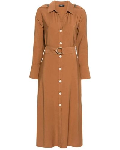Liu Jo Shirt Dresses - Brown