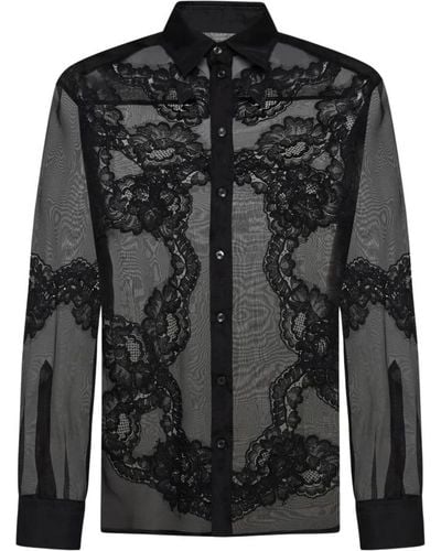 Dolce & Gabbana Casual Shirts - Black