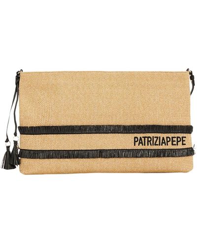 Patrizia Pepe Shoulder Bags - Natural