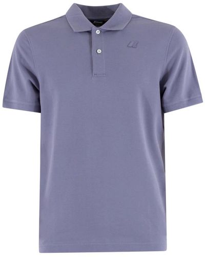 K-Way T-shirts and polos lilac - Blu
