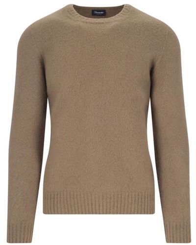 Drumohr Knitwear > round-neck knitwear - Marron