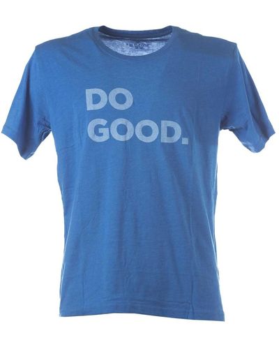 COTOPAXI T-shirt do good - Blu