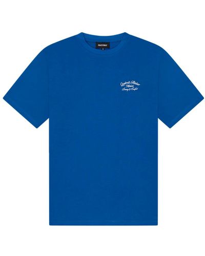 Quotrell Tops > t-shirts - Bleu