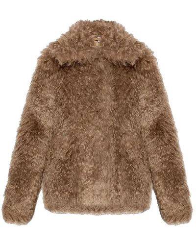 Burberry Jackets > faux fur & shearling jackets - Marron