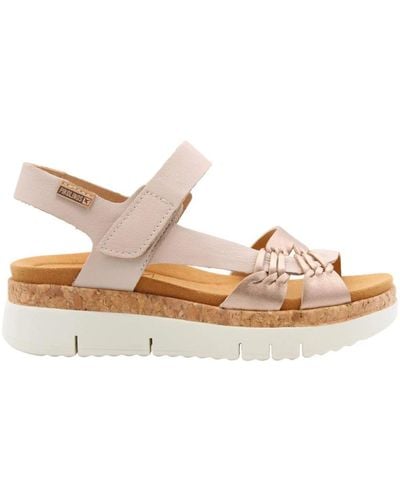 Pikolinos Flat Sandals - White
