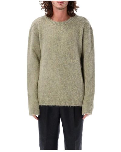 Lemaire Round-Neck Knitwear - Natural