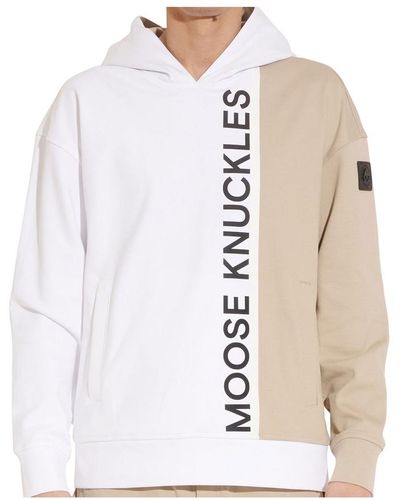 Moose Knuckles M12Ms634 160 Vilano Hoodie - Weiß