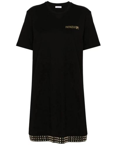 Patrizia Pepe Short Dresses - Black