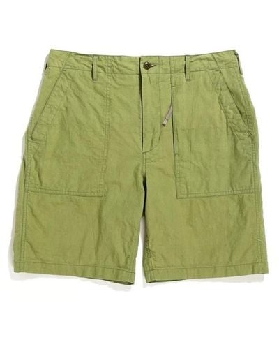 Engineered Garments Shorts chino - Vert