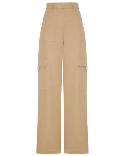Valentino Wide trousers - Natur
