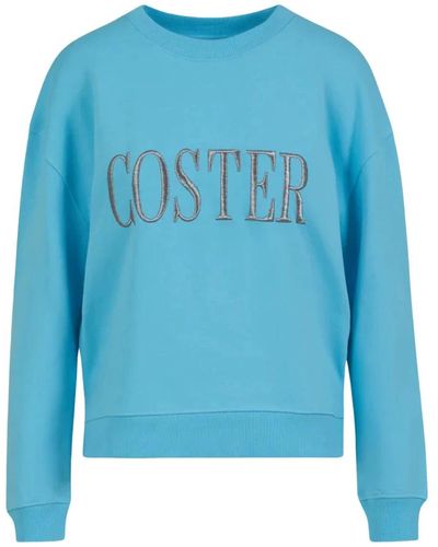 COSTER COPENHAGEN Sweatshirt - logo sweatshirt - Blau