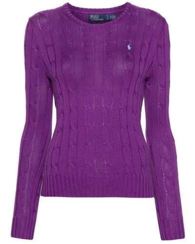 Polo Ralph Lauren Round-Neck Knitwear - Purple