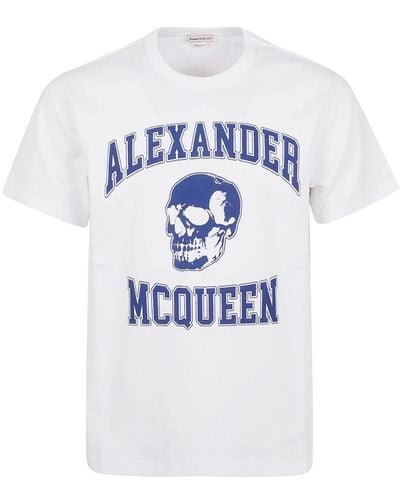 Alexander McQueen T-Shirts - Blue