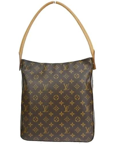Louis Vuitton Usato tela marrone louis vuitton looping gm