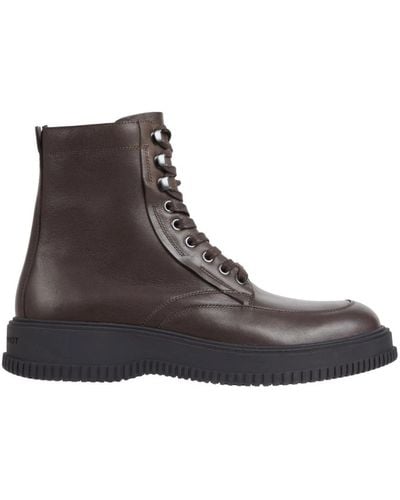 Tommy Hilfiger Lace-Up Boots - Brown
