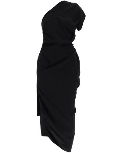 Vivienne Westwood Andalouse drapiertes one-shoulder-kleid - Schwarz