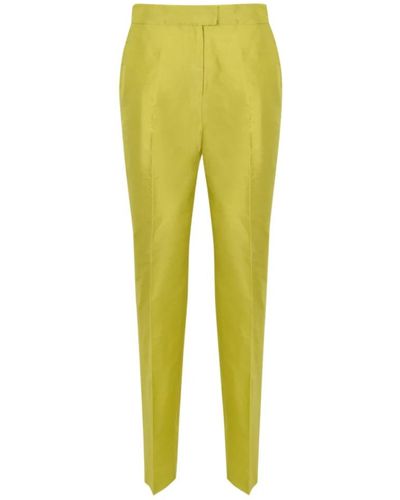 Max Mara Studio Slim-Fit Pants - Yellow