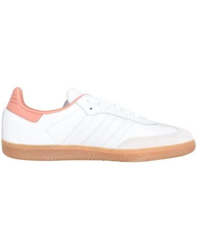 adidas Originals Weiße rosa samba og w sneakers